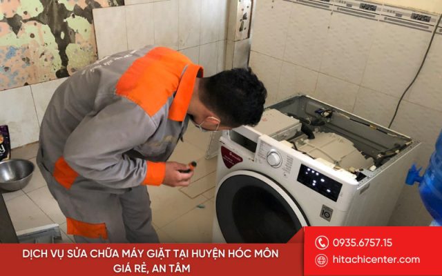 sửa chữa máy giặt tại huyện hóc môn